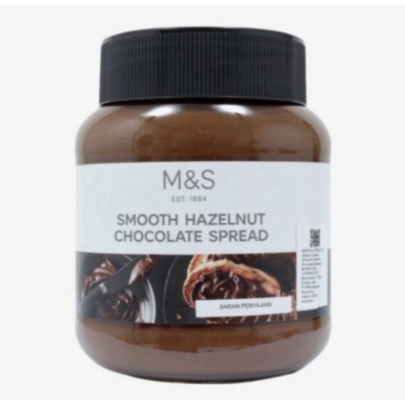 

M&S food marks spencer smooth hazelnut chocolate spread selai coklat