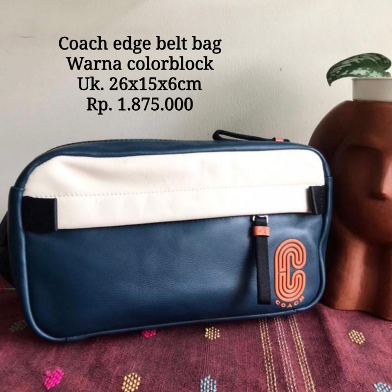 Coach Edge Belt Bag. colorblock