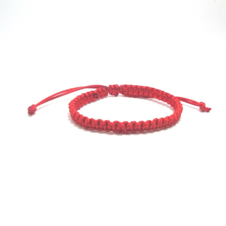 Gelang Handmade Rajarta Persahabatan Kepang Kabbalah Merah