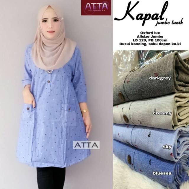 Tunik Jumbo Katun LD 120