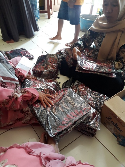 Bisa Cerai)m,l,xl,xxl,xxxl Couple Batik Tunik Modern Seragam Kerja Kantor Lengan Panjang Terlaris