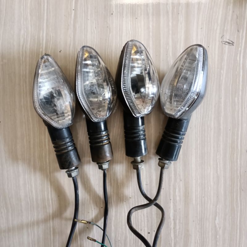 Lampu sein riting reteng lampu depan belakang Honda Megapro Mono Shock New monoshock Megapro Mono Or