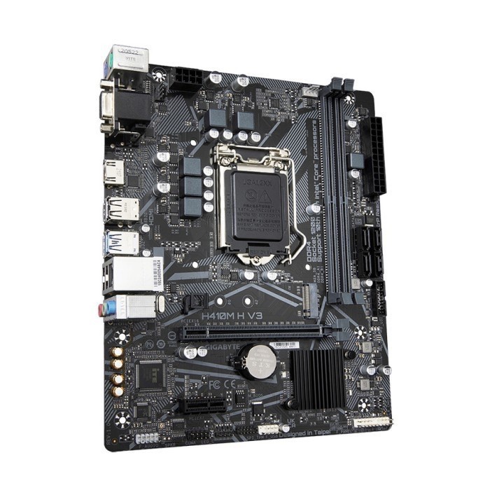 Motherboard Gigabyte H410M H V3 (LGA1200, H410, DDR4, USB3.2, SATA3)