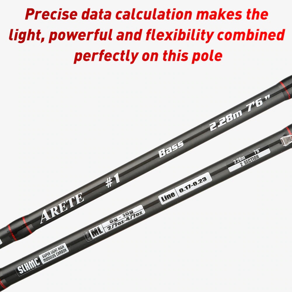 Joran Pancing Fishing Rod Carbon Fiber - JC230 1.8m