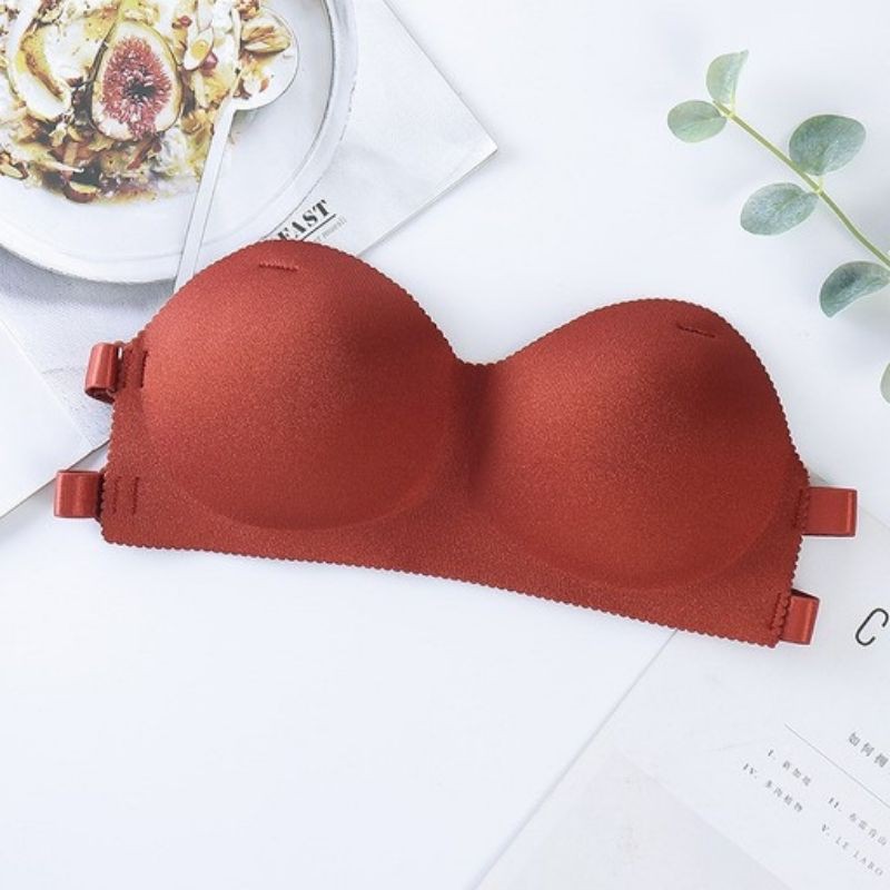 BH Bra push-up Invisible Strapless Tanpa Tali Anti Slip