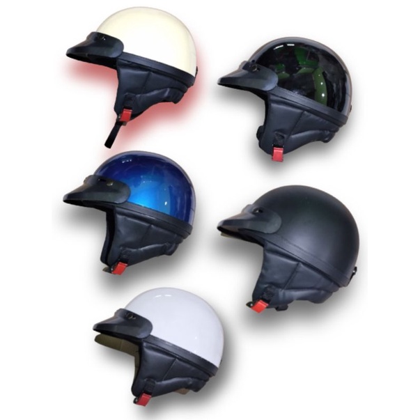 HELM CHIPS RETRO PRIA WANITA PET PENDEK SNI FREE PACKING