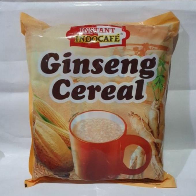 

INDOCAFE INSTANT GINSENG CEREAL MINUMAN SERBUK SEREAL BAG 30X35GR