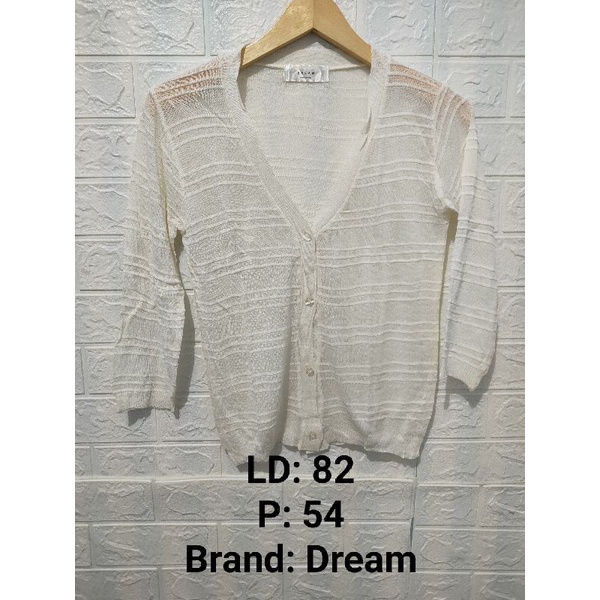 Cardigan Rajut dan Atasan Wanita (Thrift Shop/Preloved) 022-10
