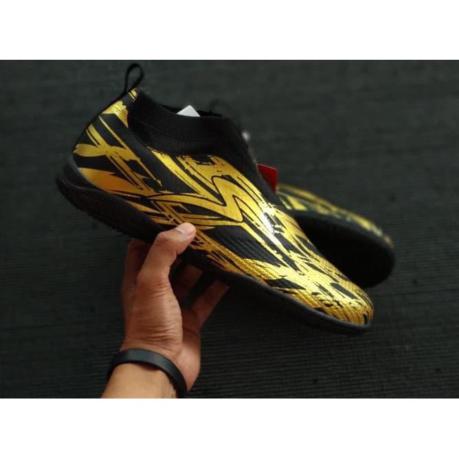 J1Re Specs Accelerator Illuzion In (Futsal) Laceless - Gold/Black 85J5