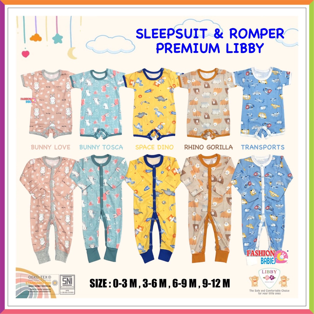 LIBBY PREMIUM SLEEPSUIT | JUMPER ROMPER LIBBY PREMIUM ❤ FashionBabies ❤