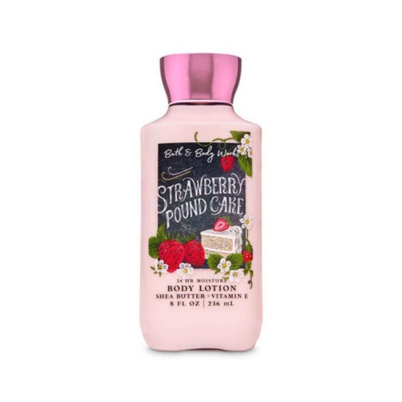 Bath & Body Works - Strawberry Pound Cake Lotion (BBW)