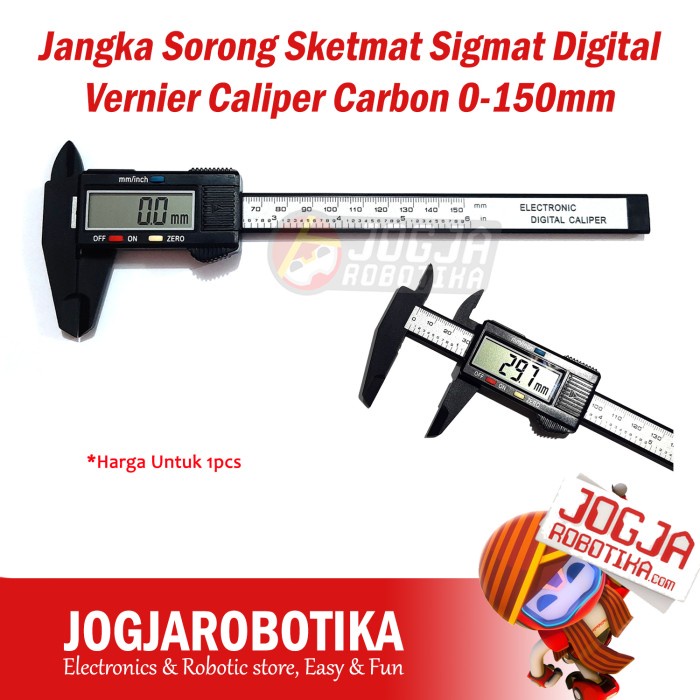 

Jangka Sorong Sketmat Sigmat Digital Vernier Caliper Carbon 0-150Mm