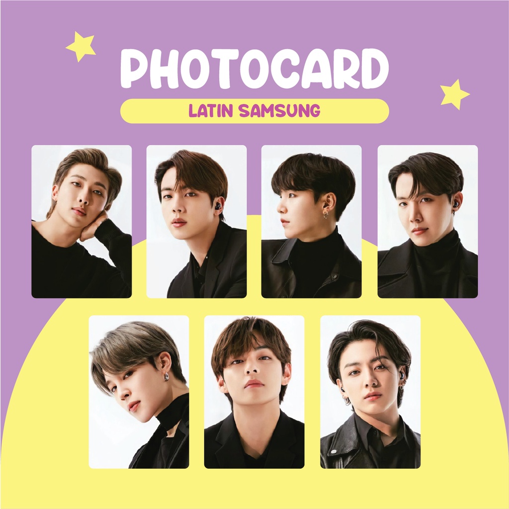 [UNOFF] PHOTOCARD BTS x LATIN SAMSUNG