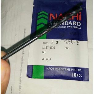 mata bor besi 3mm NACHI / mata bor nachi