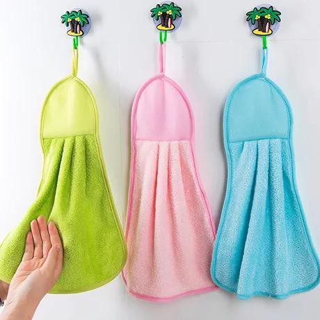 BRGUNIK Lap Tangan Microfiber Polos Hand Gantung Dapur Handuk Kitchen Kualitas Kain COD R048