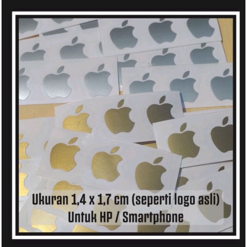 

STIKER LOGO APLE / IPHONE UKURAN STANDART