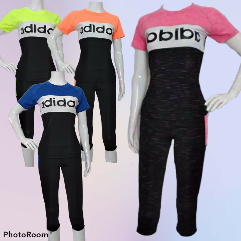 baju celana setelan adidas senam olahraga zumba erobic fitness Diskon