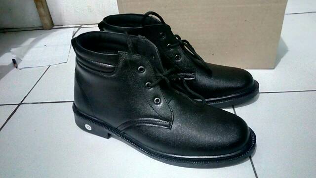 Sepatu PDH PDL polisi polri tni fantofel fantovel fantopel pantofel pantovel vantofel vantopel pria