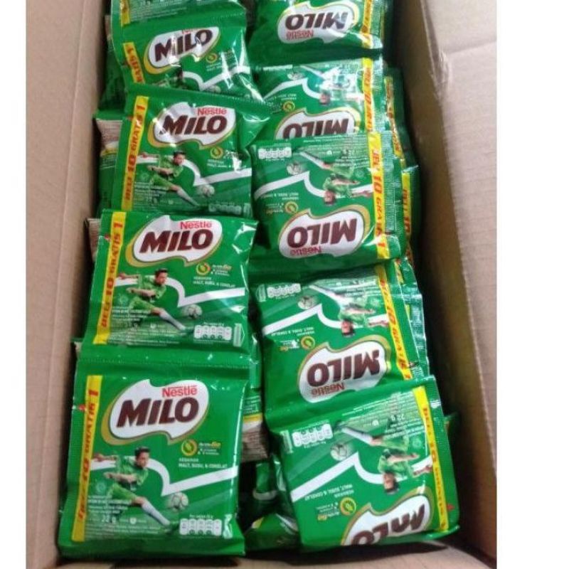 

Milo Activ Go - Nestle Milo Kemasan Renceng isi 10 Sachet + Ekstra 1