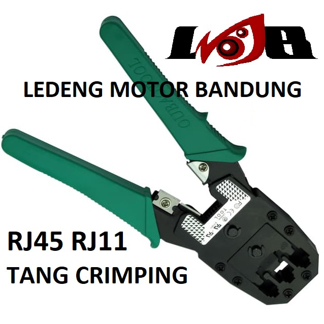 Tang Crimping RJ45 RJ11 Alat Krimping Potong Kupas Kabel LAN UTP press