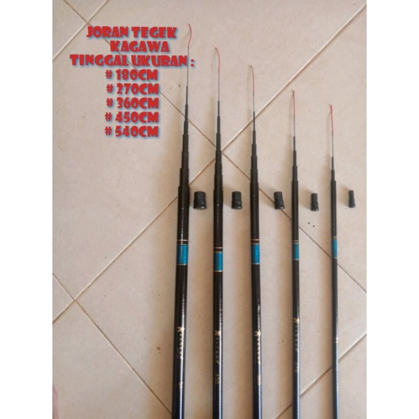 Tegek fiber kagawa seri murah ruas panjang/joran pancing tegek panjang 180cm, 270cm, 360cm, 450cm, 5