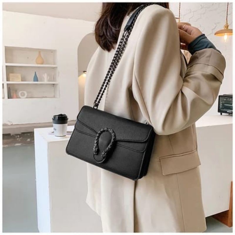 TAS SELEMPANG SLINGBAG SHOULDERBAG TAS WANITA IMPORT DYONSIUS GUCCIDIONYSUS 23CM