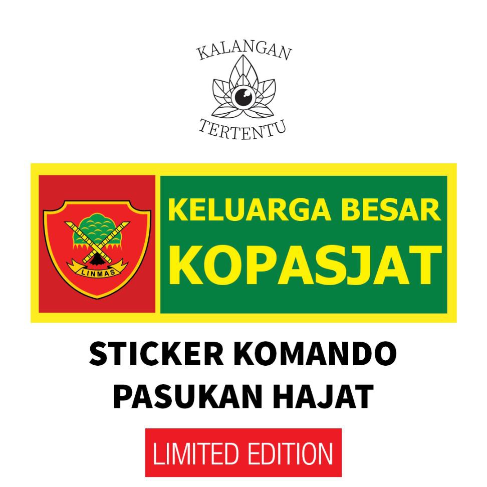

Sticker Keluarga Besar Kopasjat Stiker Aparat Tumbr Waterproof Doff Aesthetic