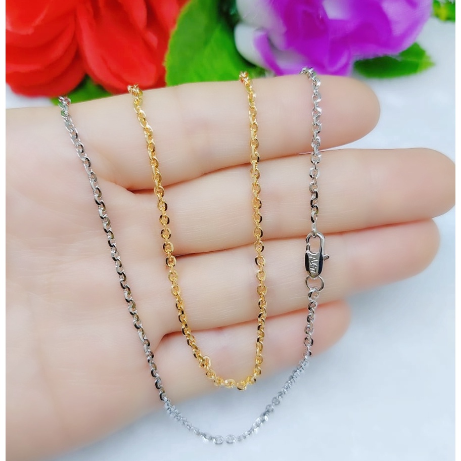 Kalung xuping rantai polos lapis emas (lebar 2.3mm)