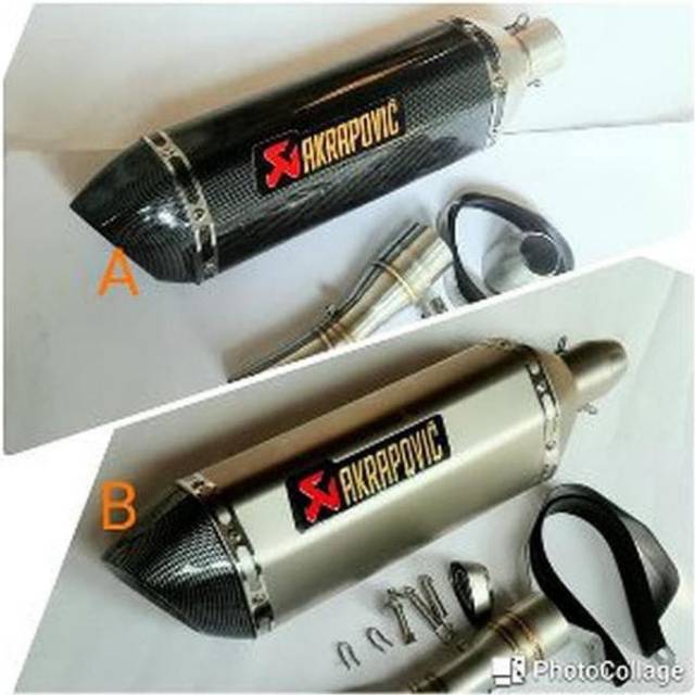 promo murah Hemat Limited Knalpot Import Akrapovic Hzt Long Size Slip On Yamaha Xmax