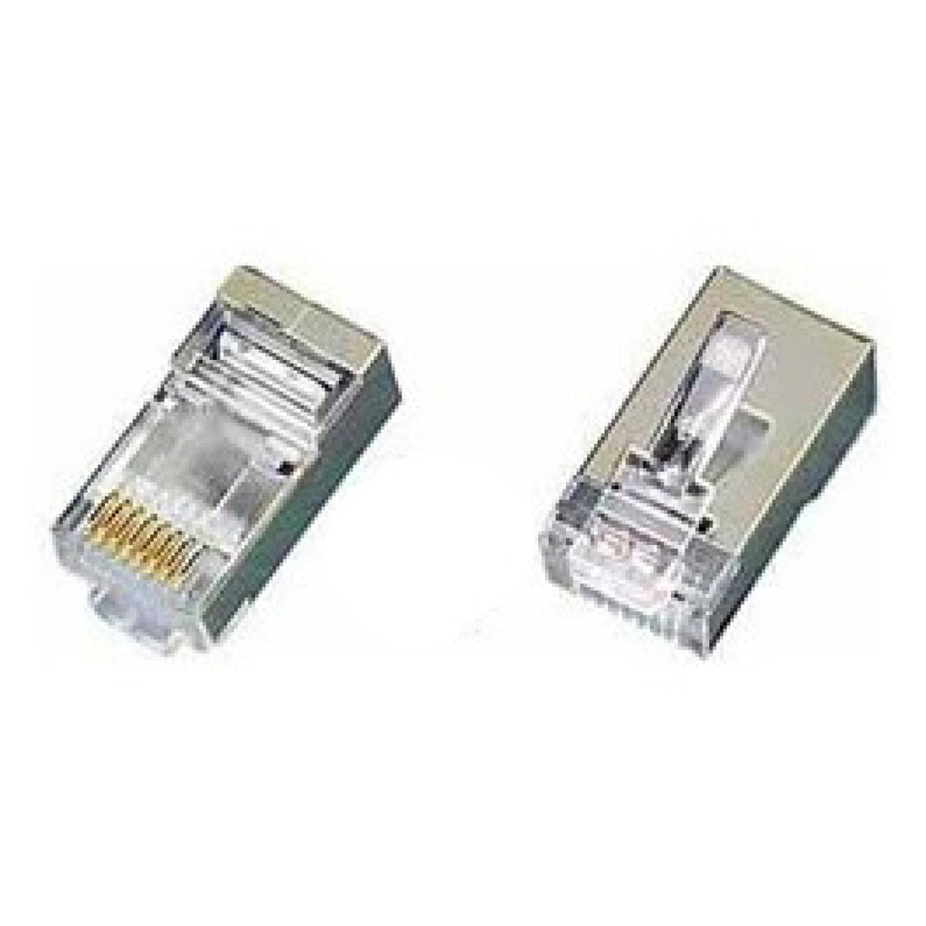 Kepala LAN RJ45 Cat6 Shielded 1 PCS - Transparent