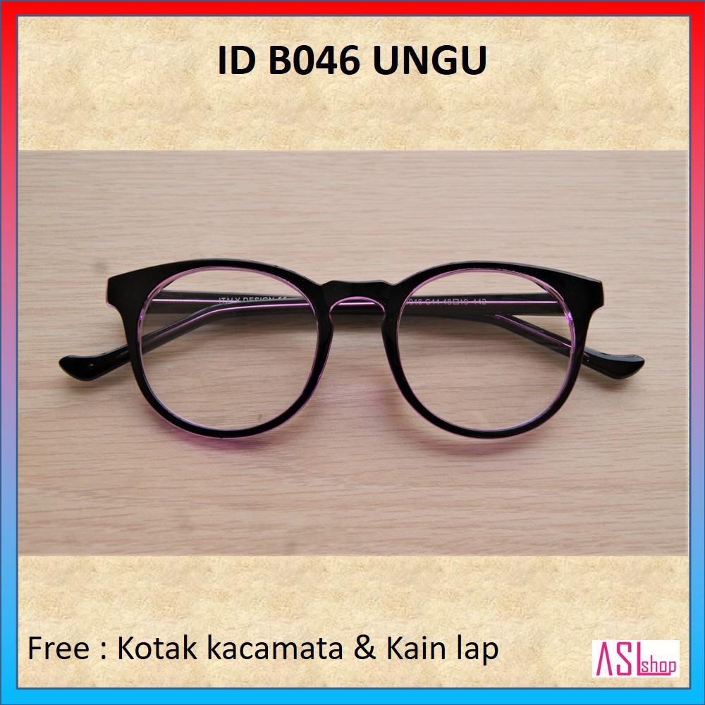 FRAME DAN KACAMATA MINUS (KODE=ID B046)