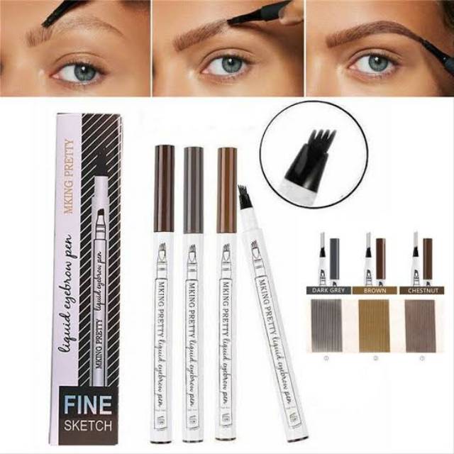 Mking liquid eyebrow