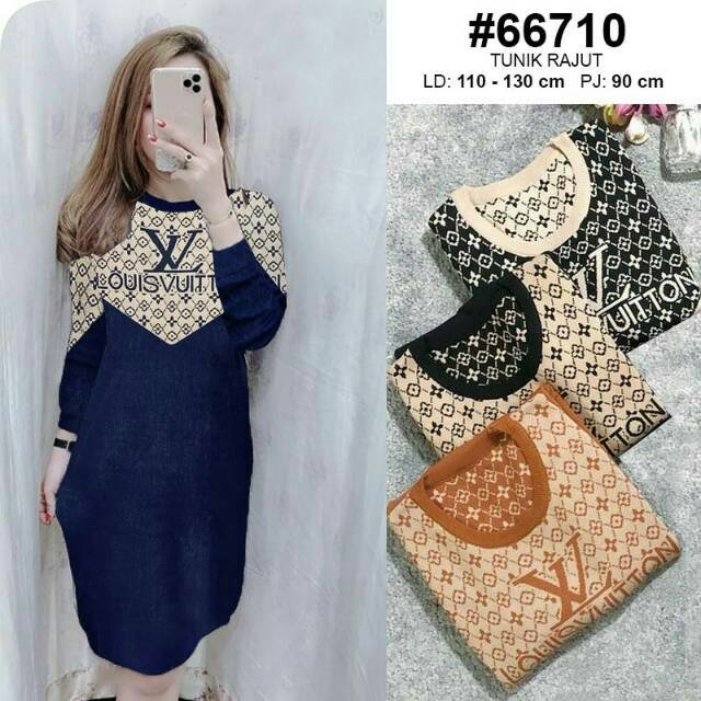 TUNIK RAJUT LV TEBAL PREMIUM IMPORT
66710