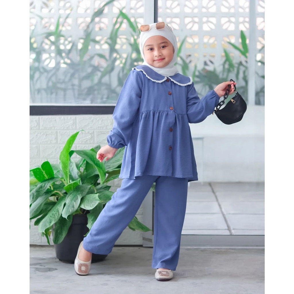 Murah Gamis Anak murah Oneset Lubna Elegan