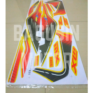 Striping Variasi Thailand Mio Soul Z MX - Kuning