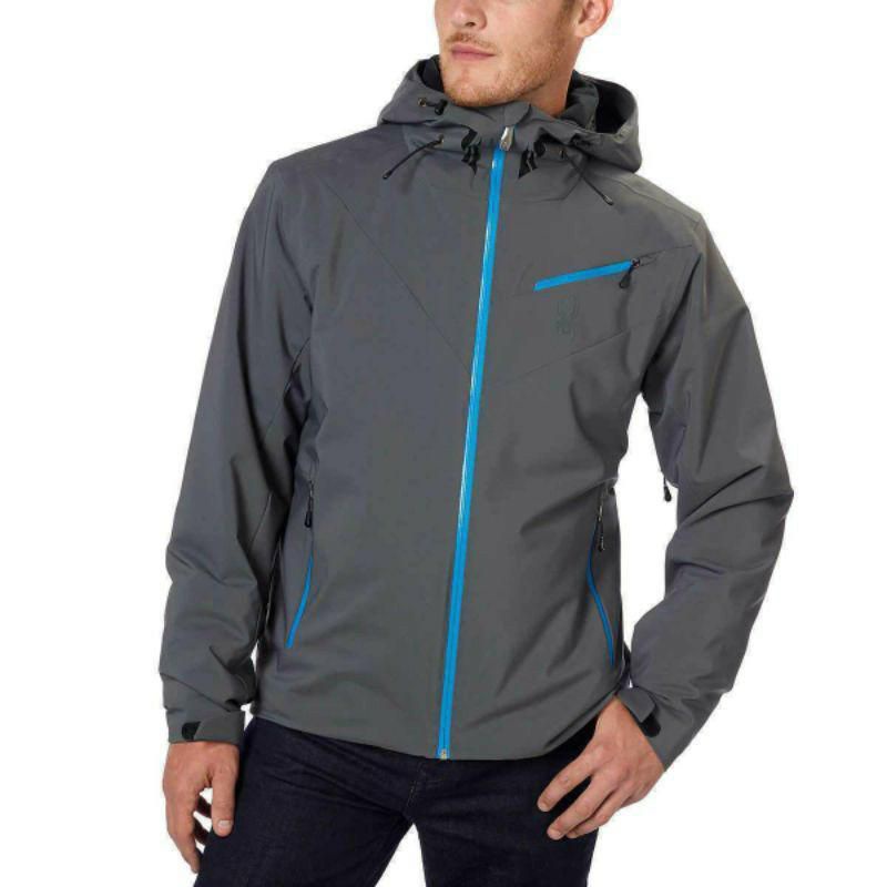 Jaket outdoor SPYDER Men's insuled Fanatic jaket hoody pria spyder jaket dingin pria gunung winter