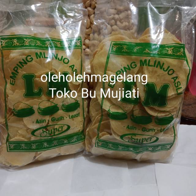 

Emping melinjo asin gurih(mentah 500gr)