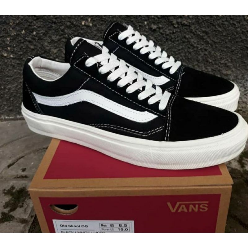 (FREE SENDAL SLOP VANS) 100% PREMIUM SEPATU VANS OLDSKOOL GRADE ORIGINAL BISA BAYAR DITEMPAT [COD]