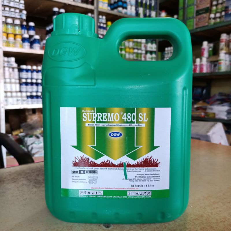 Supremo Gold 480 SL Herbisida 4 Liter Original