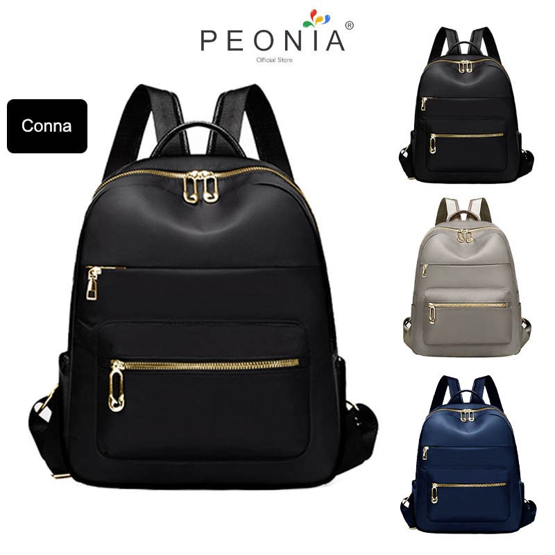 ransel wanita kerja import remaja tas punggung anti air kuliah cewek trendy sekolah casual backpack 