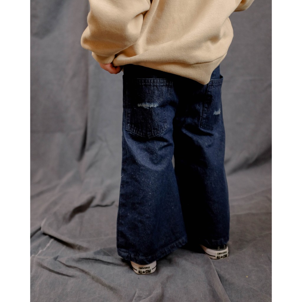 MAGNUM JEANS CULOTTE | Kulot Jeans Anak | Celana Jeans Anak Unisex | Cullote Ripped Anak