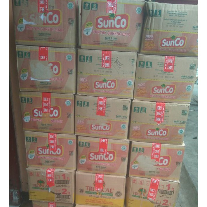 

BEST DEAL MINYAK GORENG SUNCO 2L / TROPICAL 2L KARTONAN ISI 6PC !!