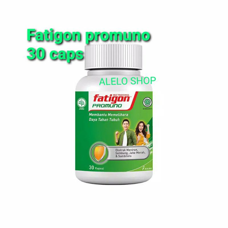 Fatigon promuno 30 kapsul herbal suplemen multi vitamin daya tahan tubuh imunitas kesehatan alami