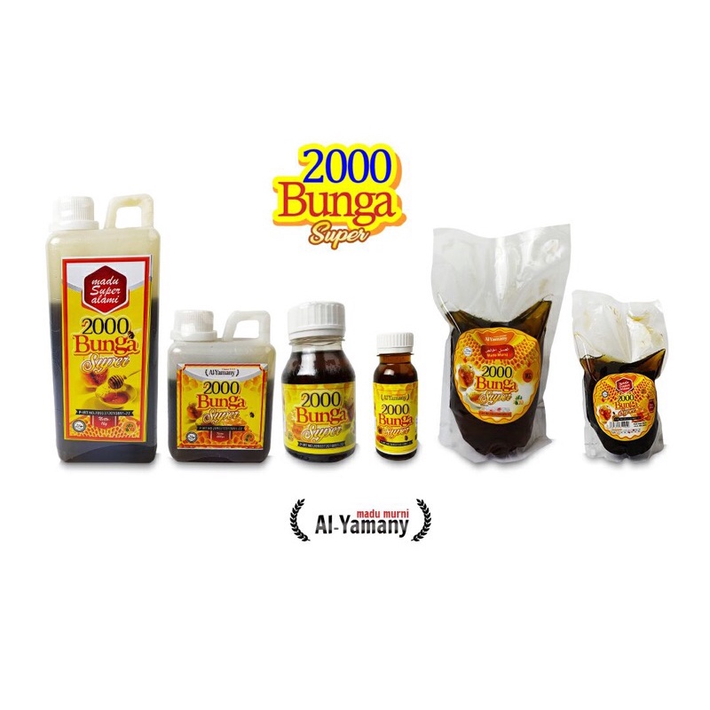 

Madu 2000 Bunga Al Yammany 1kg Refill