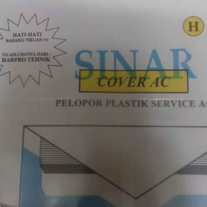 Plastik cuci ac Kecil cover ac sinar