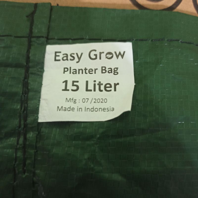 PLANTER BAG EASY GROW 15 LITER (29 x 24) ORIGINAL | POT TANAMAN | POLYBAG