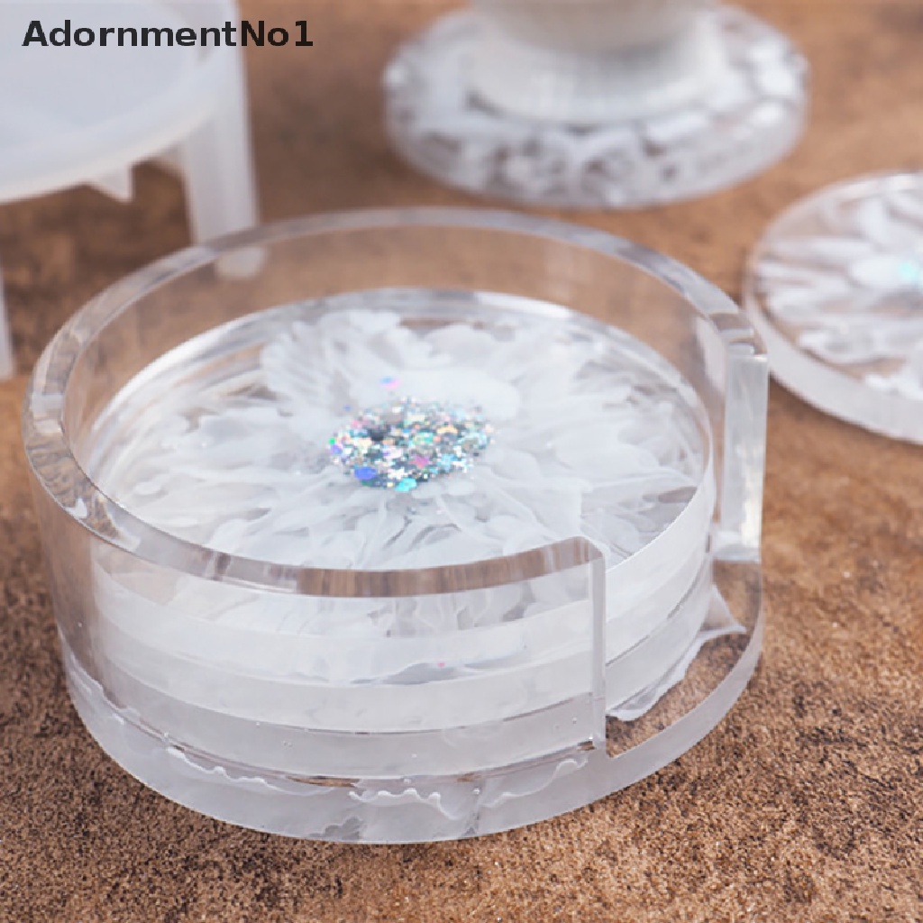 (AdornmentNo1) Set Cetakan Resin Epoksi DIY Bahan Silikon