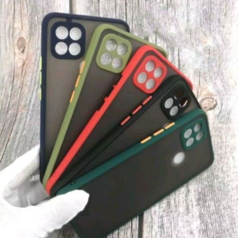 silicon case my choice dove + pelindung kamera realme c20