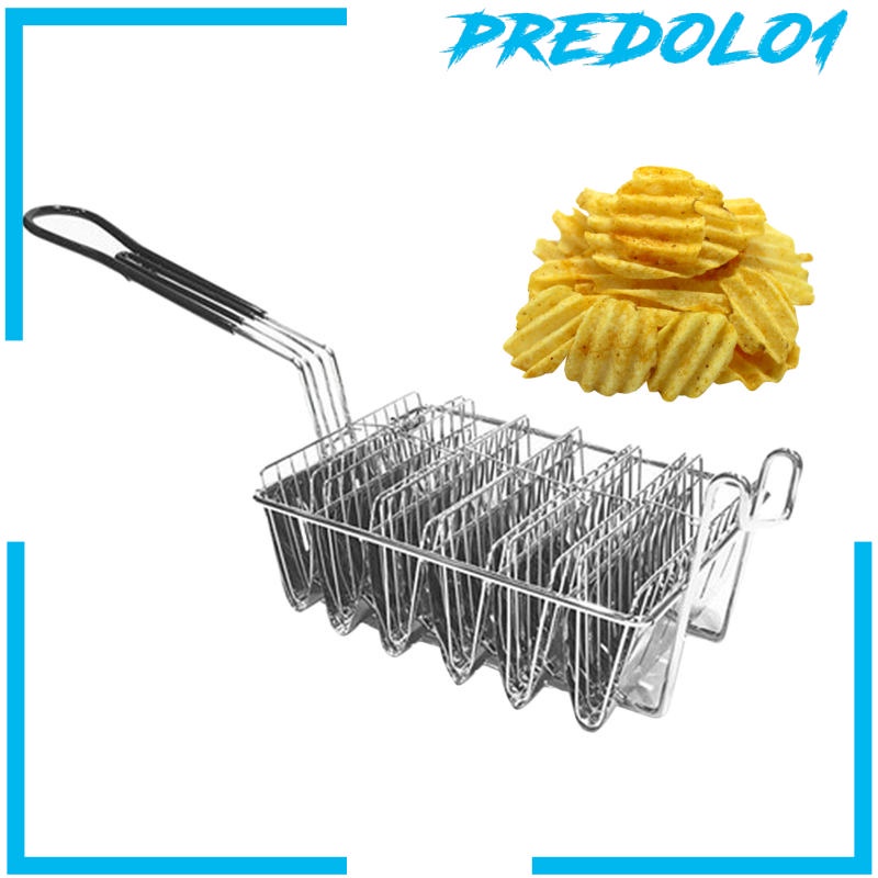 (Predolo1) Taco Deep Shell 6 Slot Untuk Menggoreng / Menggoreng