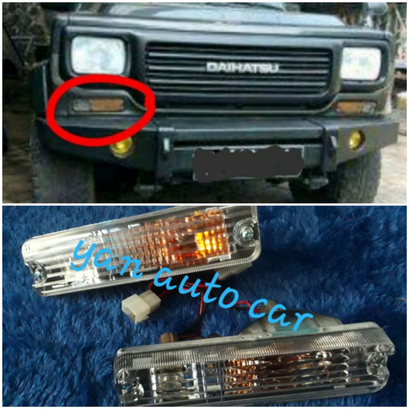 LAMPU SEN SEIN BUMPER DEPAN FEROZA KRISTAL
